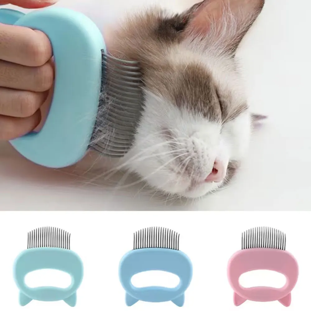 Cat Grooming Comb, Gentle Massage Hair Removal Brush, Durable Plastic Material, Used for Feline Care and Hair Removal, Cat Brush