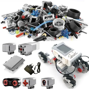 NEW Technic EV3 Mindstorms 45544 45560 Color Touch Gyro Ultrasound Sensos Electronic Parts DIY Educational Building Block Toy