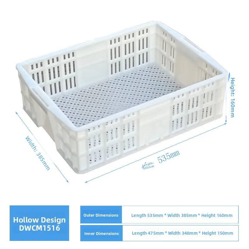 

Plastic Rectangular White Food Grade Storage Box Bean Sprout Basket Filter Drainage Cabinet Organizer Kitchen Storage Container