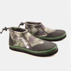 Rock fishing Shoes for Unisex Quick Lace Pro Antiskid Nail Sole Boots Keep Warm Puncture Prevent Wading 3MM Neoprene