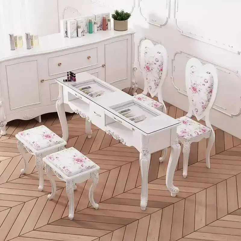 

Material Table For Folding Nails Nail Polish And Powder Rack With Cabinets Tech Furniture Equipment Portable Manicure Tabl Lamp