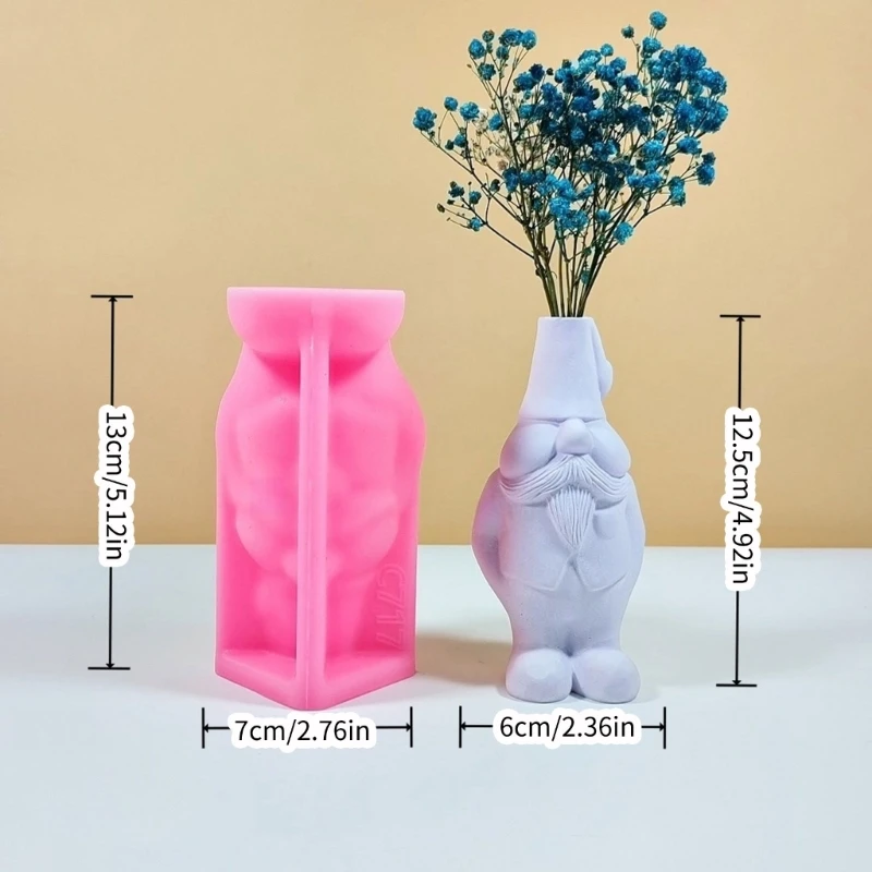 Silicone Flower Pots Mold Epoxy Resin Molds Gnome Pen Holder Holder Drop shipping