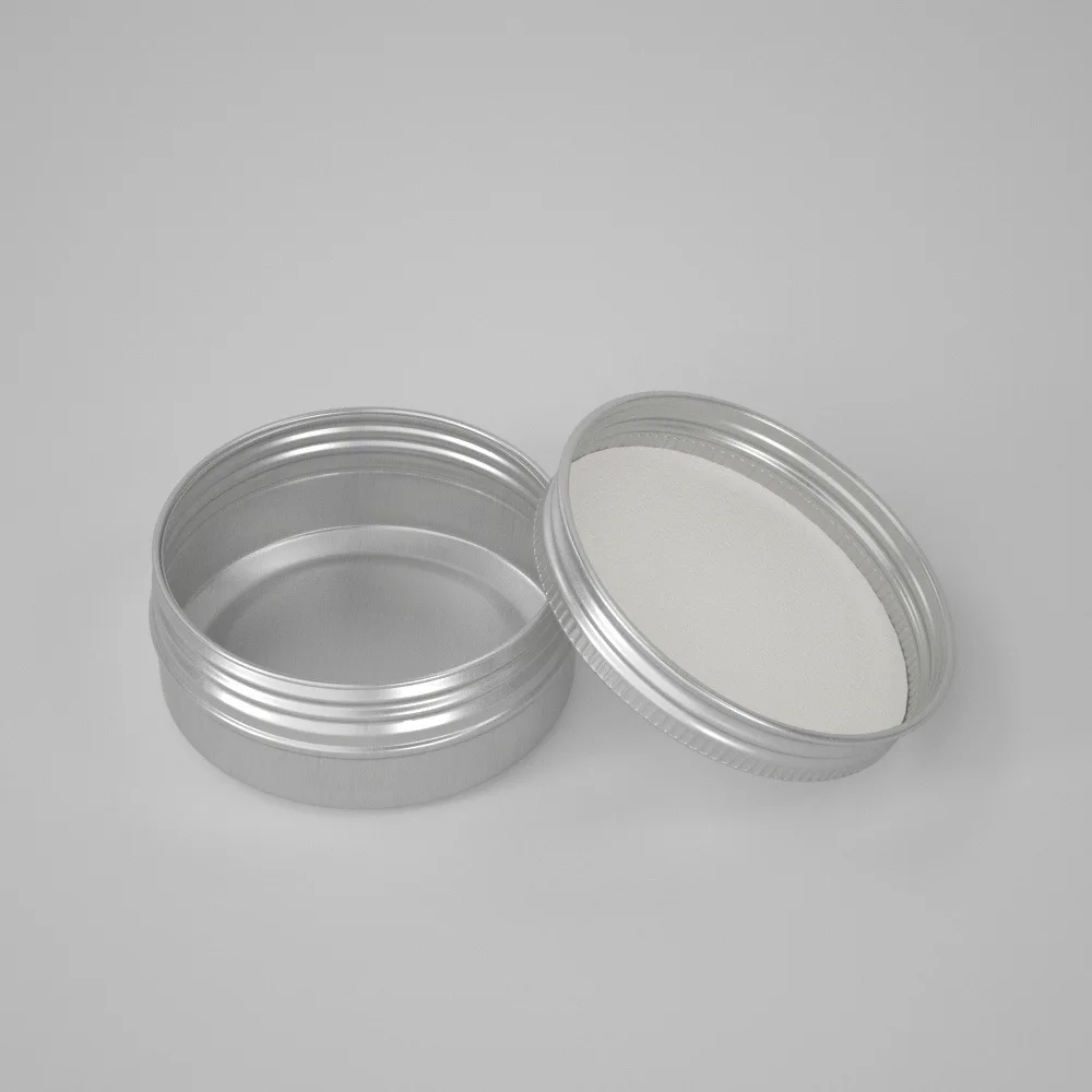 100pcs 30ml aluminum box 52 * 20mm aluminum can 30g gram cosmetic cream balm flower tea fish line metal aluminum can