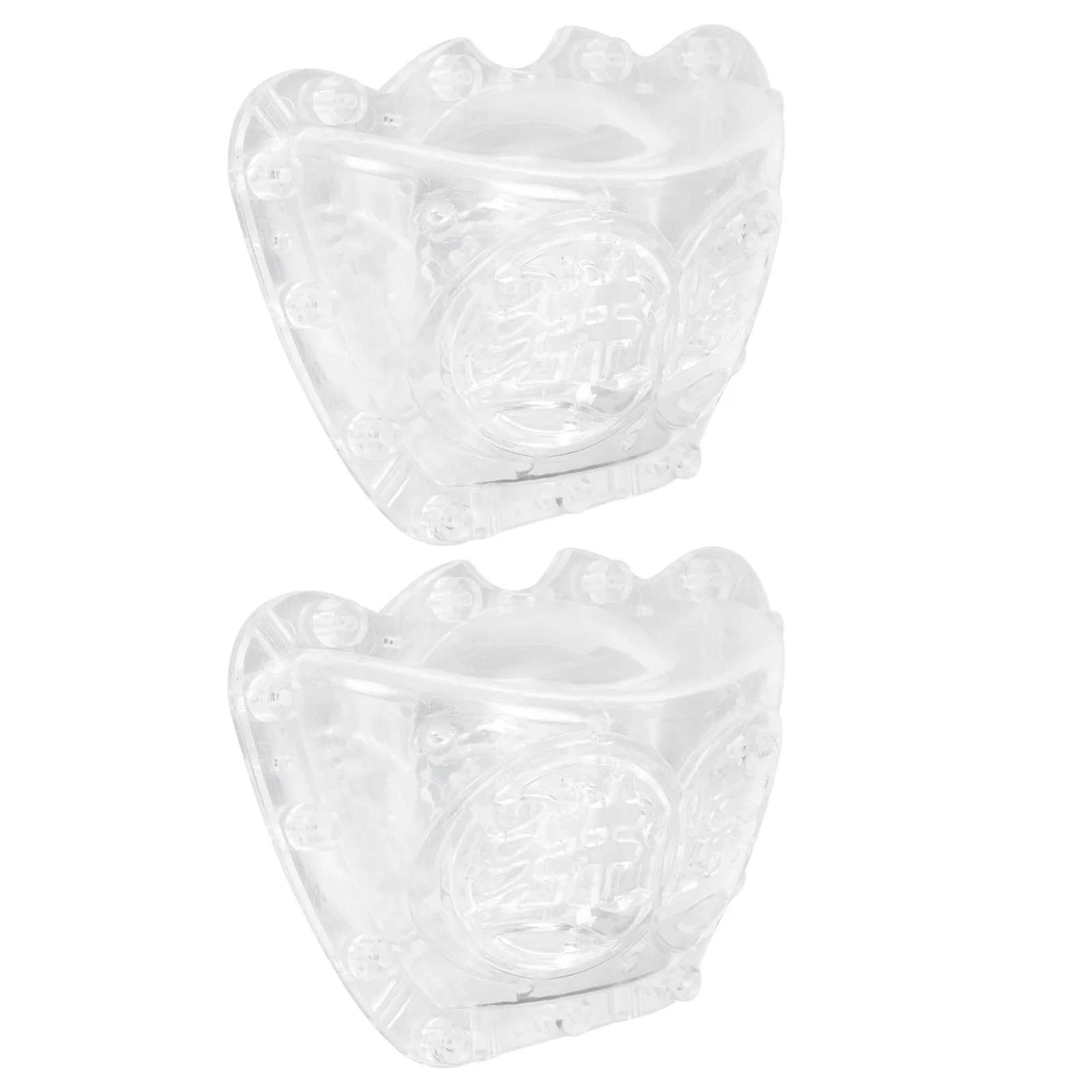 

Ingot Shaped Vegetable Growing Molds Transparent Fruit Shaping Tools Garden Yard Outdoor Plant Growth Observation Mold Set