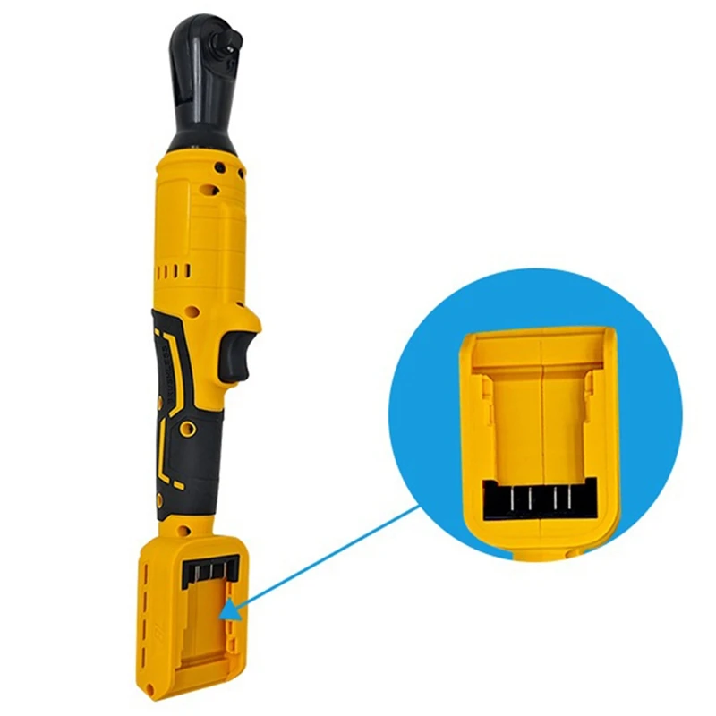 Brushless Electric Ratchet Wrench 1/2Inch Cordless Driver Removal Screw Nut Repair Power Tools For Dewalt 18V Battery