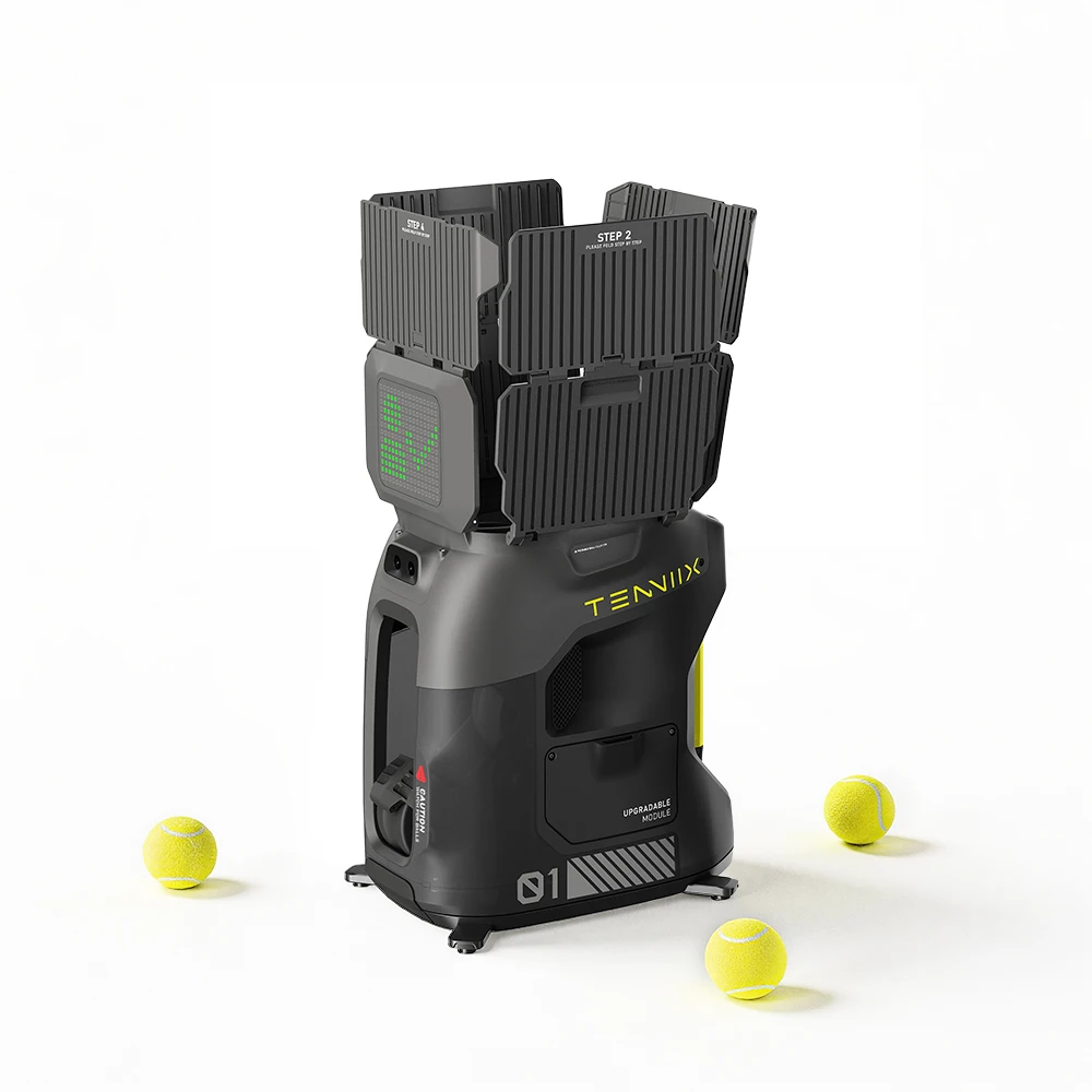 HOT Tenniix Tennis Ball Machine AI Tennis Robot Professional Training Tennis Ball Launch Training Shooting Machine For