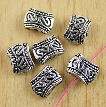 

20pc 11x8*4mm hole 2mm Alloy matel charms tibetan silver 3holes connector beads HWH0040