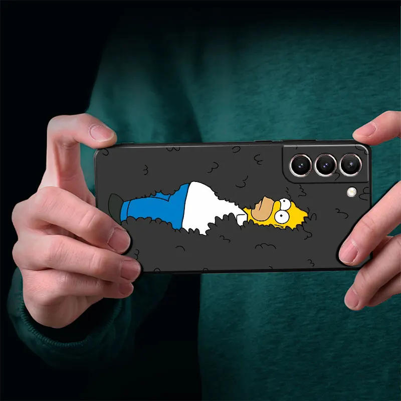 Homer Jay The Simpsons Cool case for Samsung Galaxy s23 ultra S20 S9 S24 Plus note 10 20 S10e S22 s8 s21 FE phone Cover Fundas