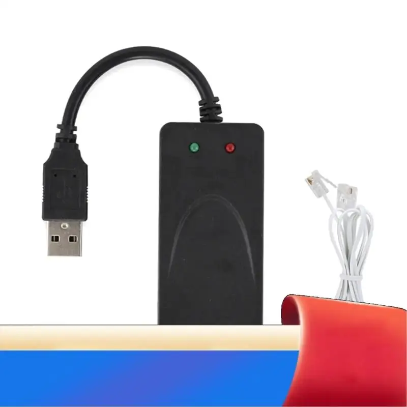 

Fax Modem, USB2.0 56K External Modem Driver,Plug And Play USB Modem,Standard And Expanded At Instruction-X62A