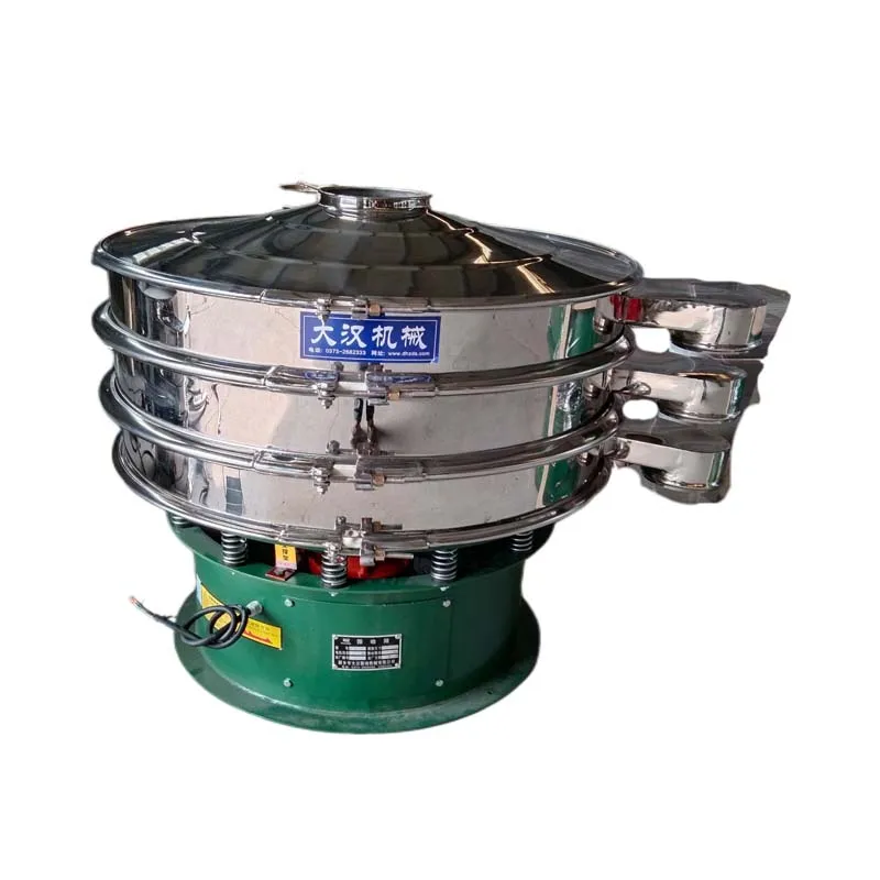 Electric Sieve Vibrator Screen Flour Corn Wheat Rotary Vibrating Sieve Potato Sifter Machine