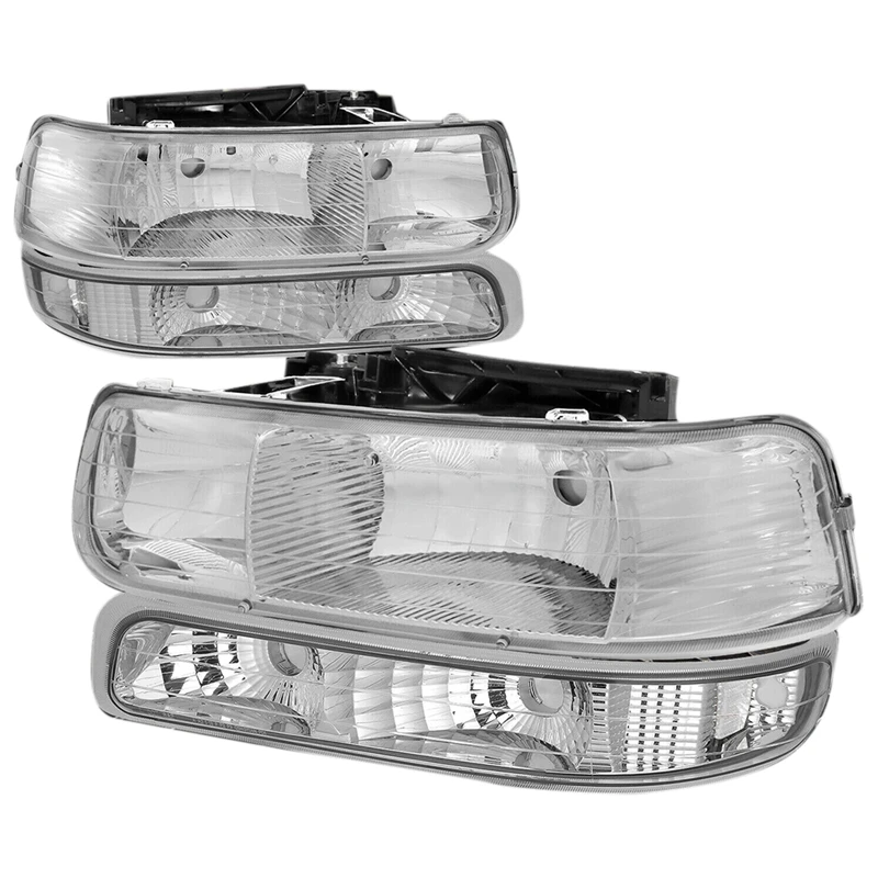 

LED DRL Daytime Running Light Turn Signal Lamp Parking Lights For Chevrolet Silverado 99-02 GM2503187