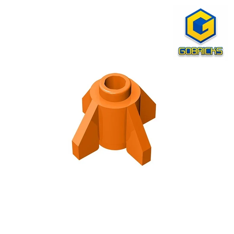 GDS-1153 Brick, Round 1 x 1 with Fins compatible with lego 4588 pieces of children's DIY Educational Building Blocks