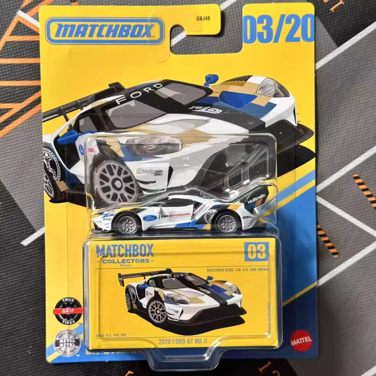 لعبة سيارة Matchbox GBJ48-E Series 1:64 قابلة للجمع - لاند روفر RV BMW لامبورغيني فورد فولكس فاجن جولف للأطفال #2