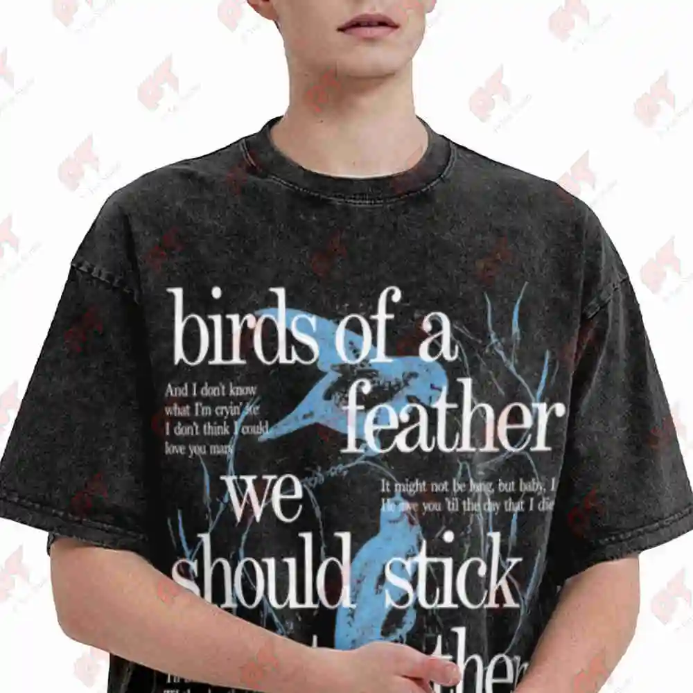 Billie Fan Art Valentine's Vintage Washed Tee Pure Cotton T-Shirt