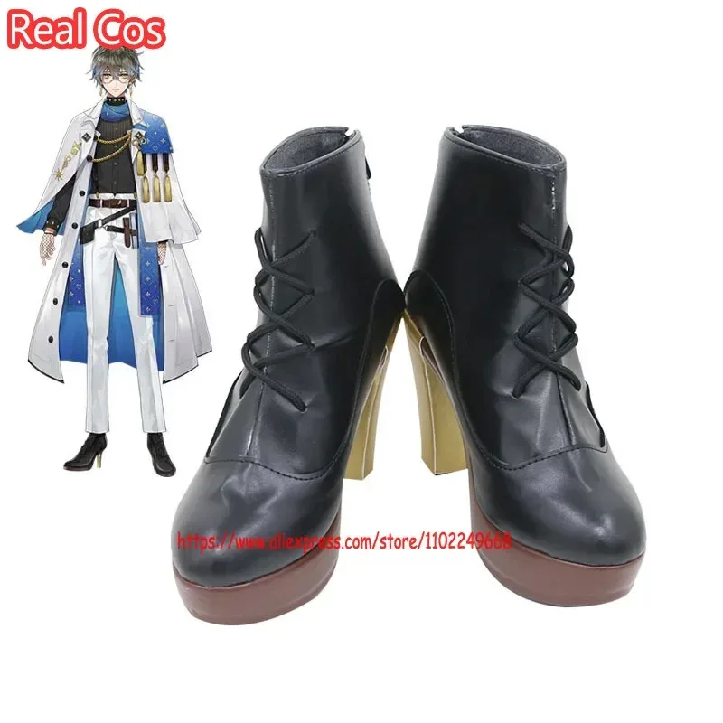

RealCos Japanese Virtual YouTuber VTuber Luxiem Ike Eveland Customize Anime Cosplay Fancy Party High Heels Shoes Boots