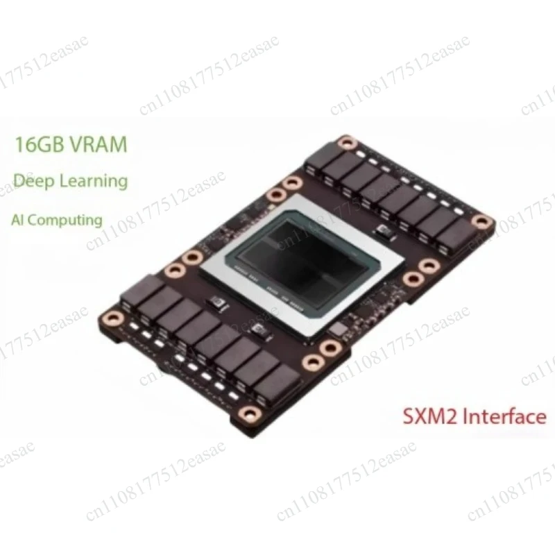 V100 16G SXM2 Graphics Card Deep Learning Workstation AI Computing GPU Accelerator Card Radiator