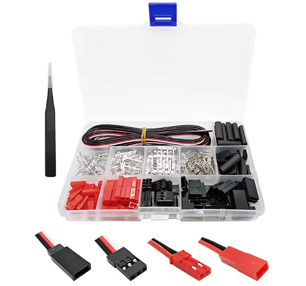 400 PCS Set Plug Male-Female Connectors for JST SYP Futaba RC Models