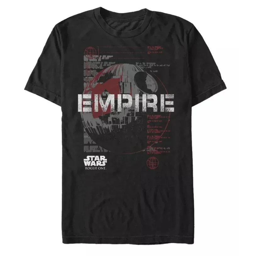 2025 تي شيرت حرب النجوم الأمريكية للرجال والنساء بأكمام قصيرة، الخيال العلمي ريترو عادية مطبوعة حرب النجوم شعار ملابس الشارع الشهير