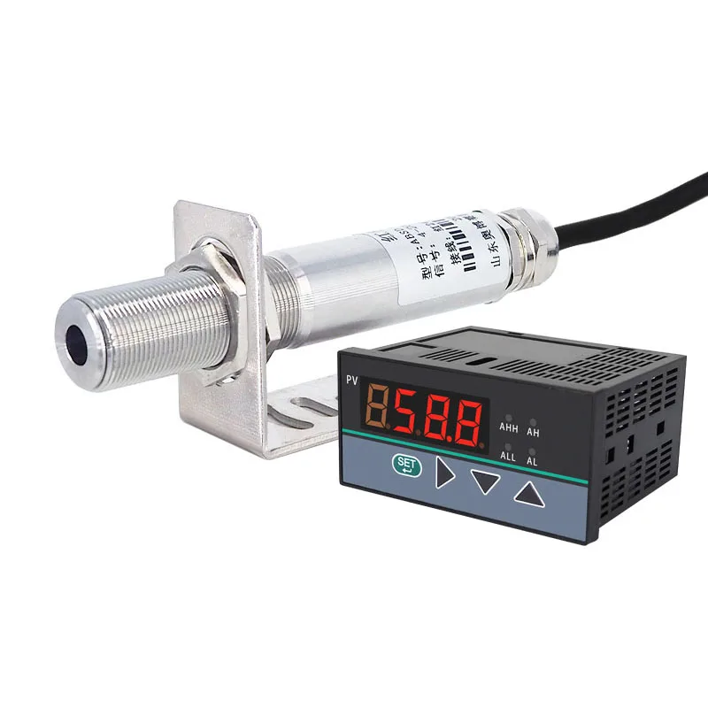 

Infrared Temperature sensor Industrial Thermometer Non-contact transmitter online infrared temperature measuring probe 4-20ma