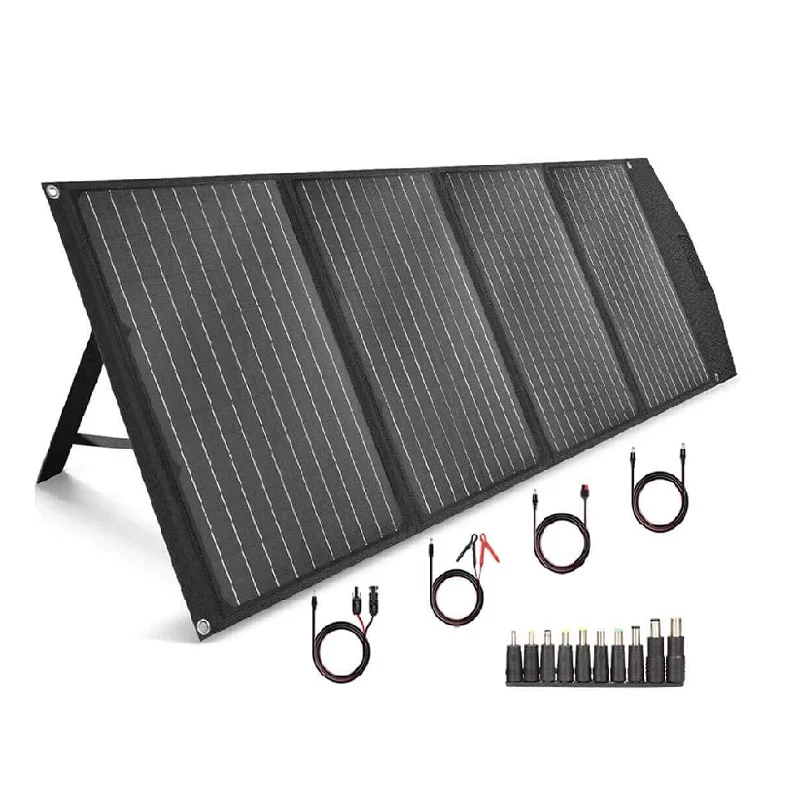 Easy Carry Bag 100 Watt Power Fold Out Solar Panel Foldable Portable 100W Folding Solar Panel 100W Folding