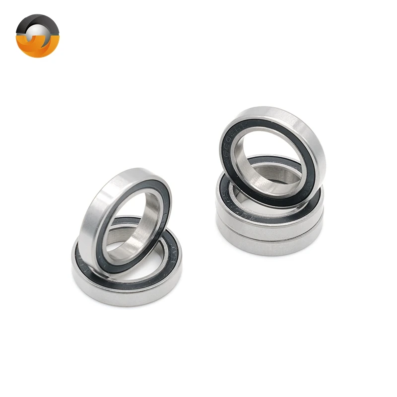 10Pcs ABEC-7 S6806-2RS S6806RS S6806 2RS RS Stainless Steel ball bearing 30x42x7 mm Deep Groove Ball Bearing 30x42x7 6806