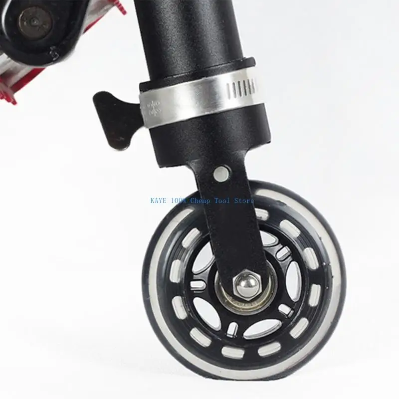 Vélo pliant G6KA PORTABLE PORTABLE Easy Wheel Auxiliary Rouleau Durable