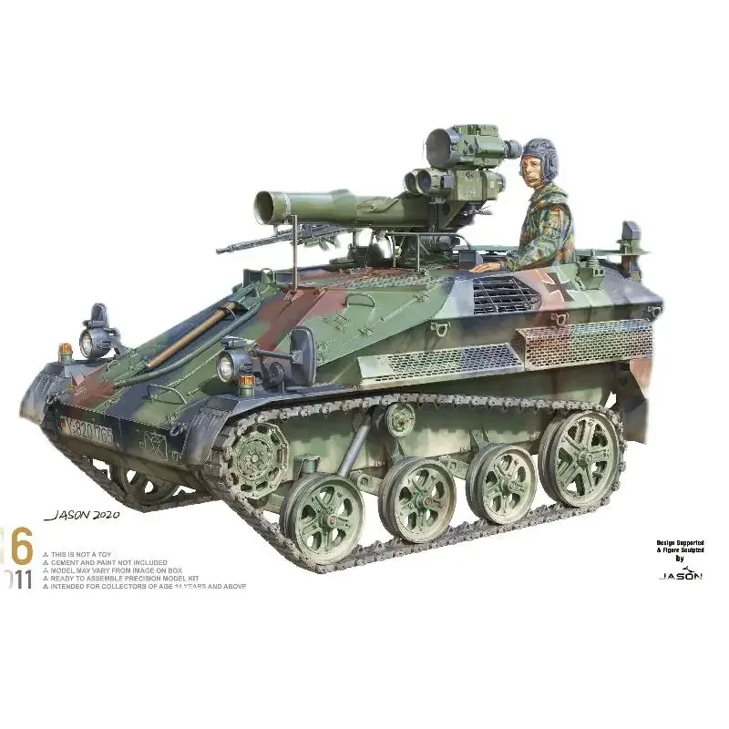 TAKOM 1011 1/16 SCALE Model WIESEL A1 TOW Plastic model kit NEW