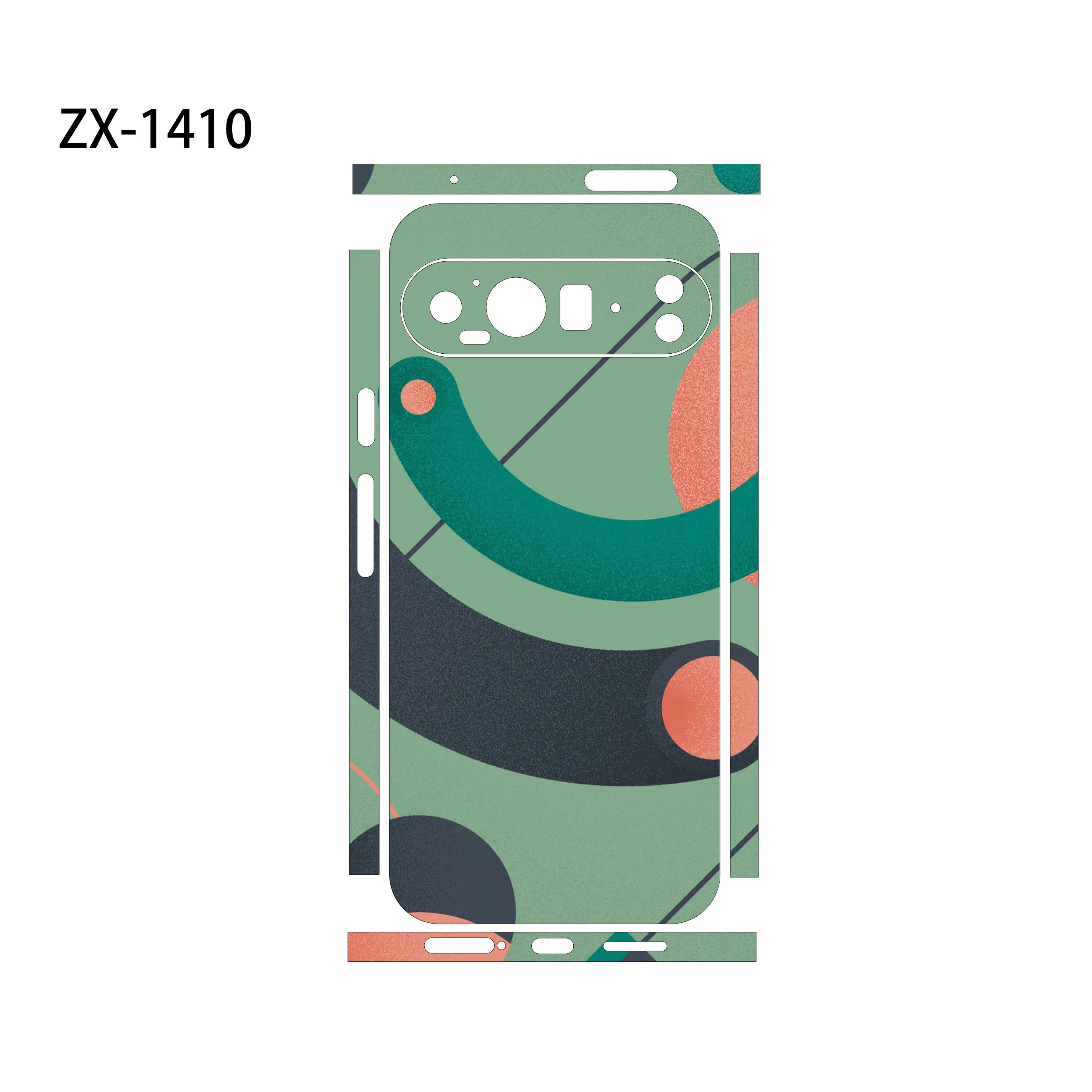 Colorful Decal Skin for Google Pixel 10 9 8 7 Pro 6 6pro Back Screen Protector Film Cover Case Macaroon Wrap Matte Sticker