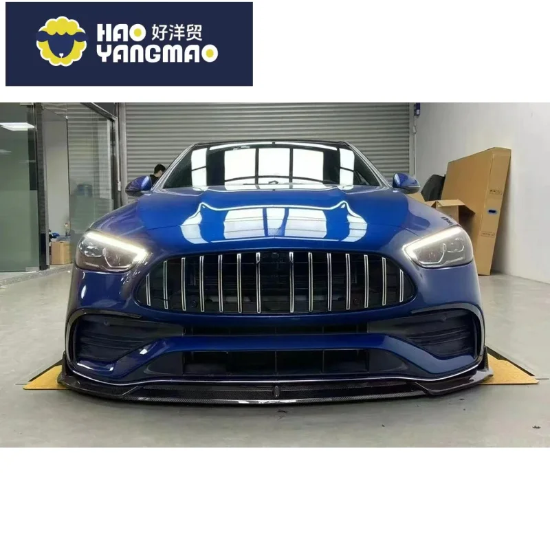 Suitable for UV-Protected FORBenz W206 C-Class MSY Style Dry Carbon Fiber Body Kit Car Bumper
