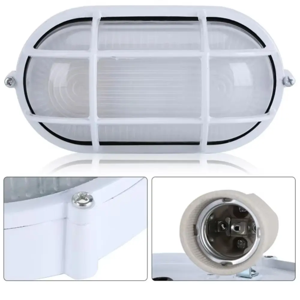 

Waterproof Explosion-Proof Lamp Die-cast Aluminum Frosted Glass Outdoor Wall Light IP65 Dustproof LED Porch Lighting Warehouse
