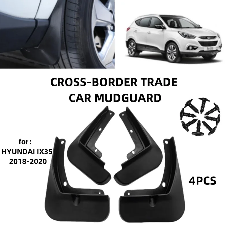 

Suitable for 2018-2020 Hyundai HYUNDAI IX35 Mudguards Fender Mudflaps Front Rear Flares Splash Guards Cover Car Accessorie