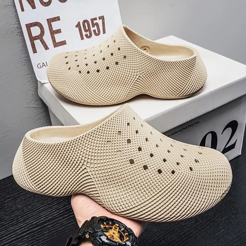 Cave shoes, summer anti slip, 3D sandals, EVA thick soled shoe covers, beach shoes