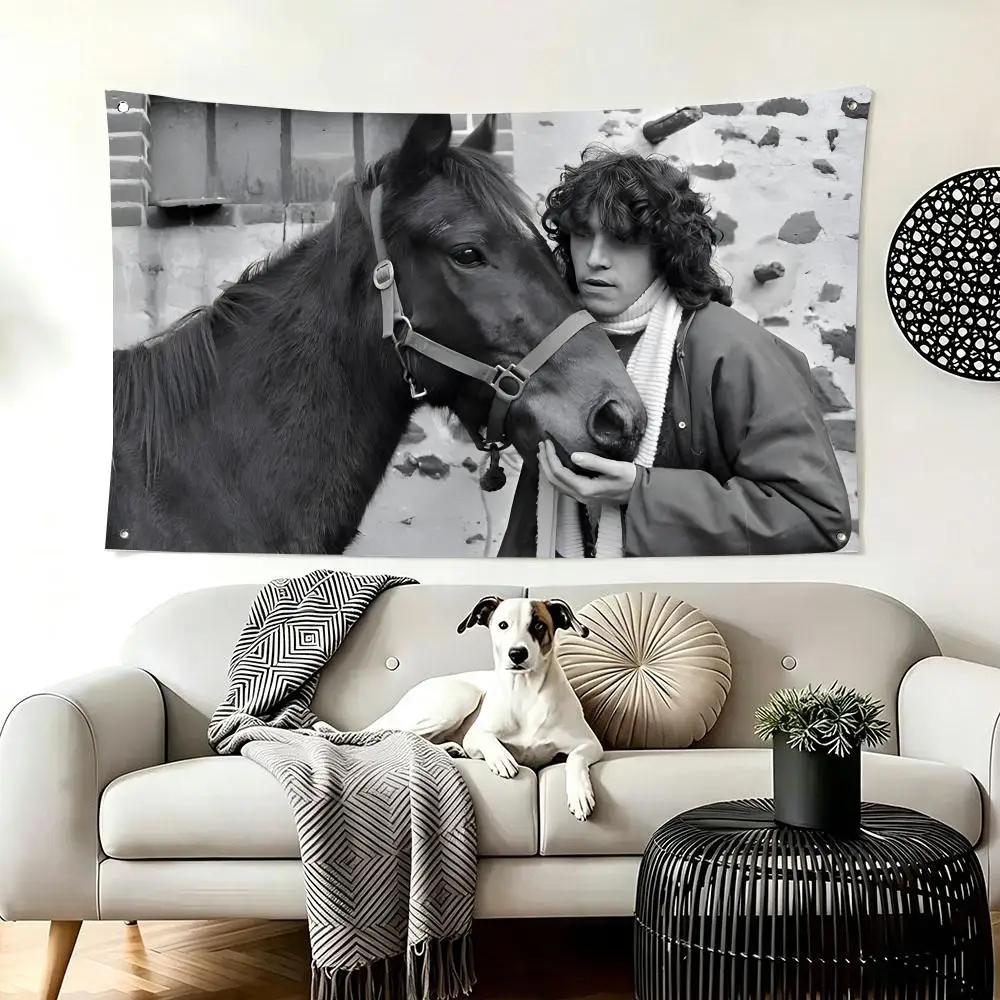Pop Singer J-Julien Clerc Flags  For Living Room Home Dorm Decor Wall Outdoor Camping Party Banner Gifts