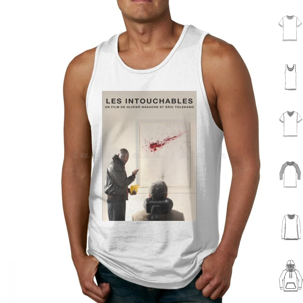 Les Intouchables-Póster de película, camisetas sin mangas con estampado de algodón, película Les Intouchables, película francesa, comedia