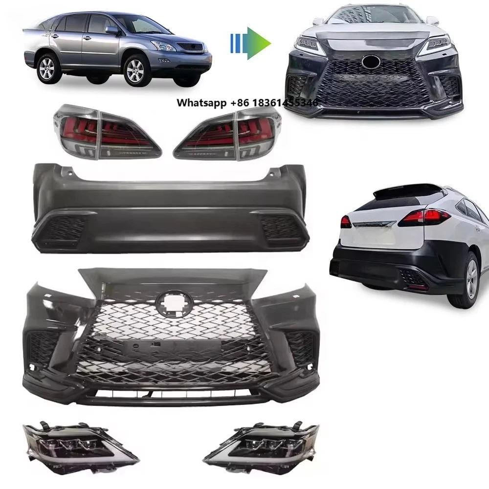 

For LE-XUS 2009 2015 RX RX300 RX200T RX450 Sport Grille With Headlamp&Rea XDS Best Selling Rx 2023 F-Sport Car Body Kits
