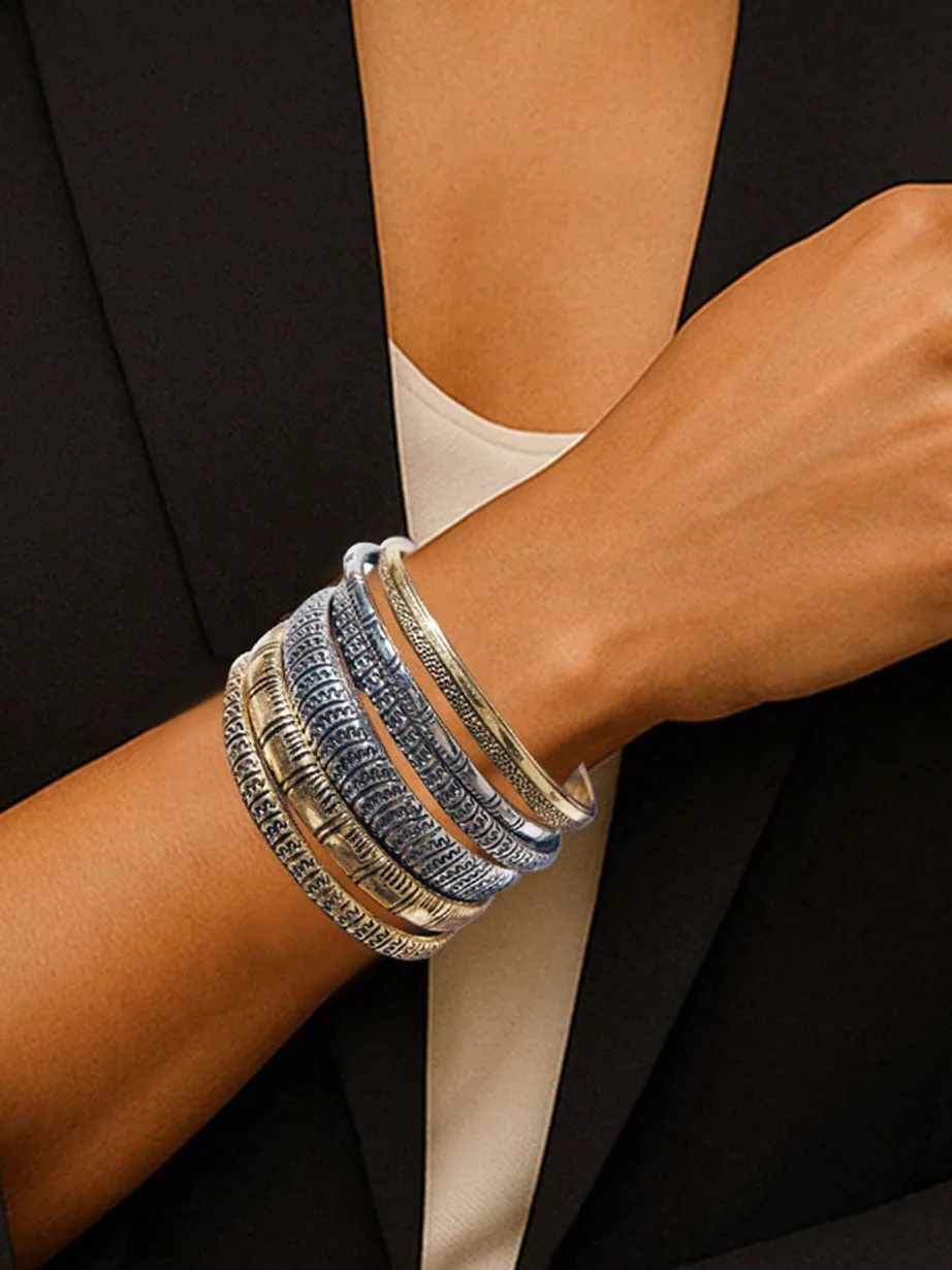 

Retro Exaggerated Fi aped Bracelet Unique Design Luxury Light Weight Faion Jewelry Accory for Women