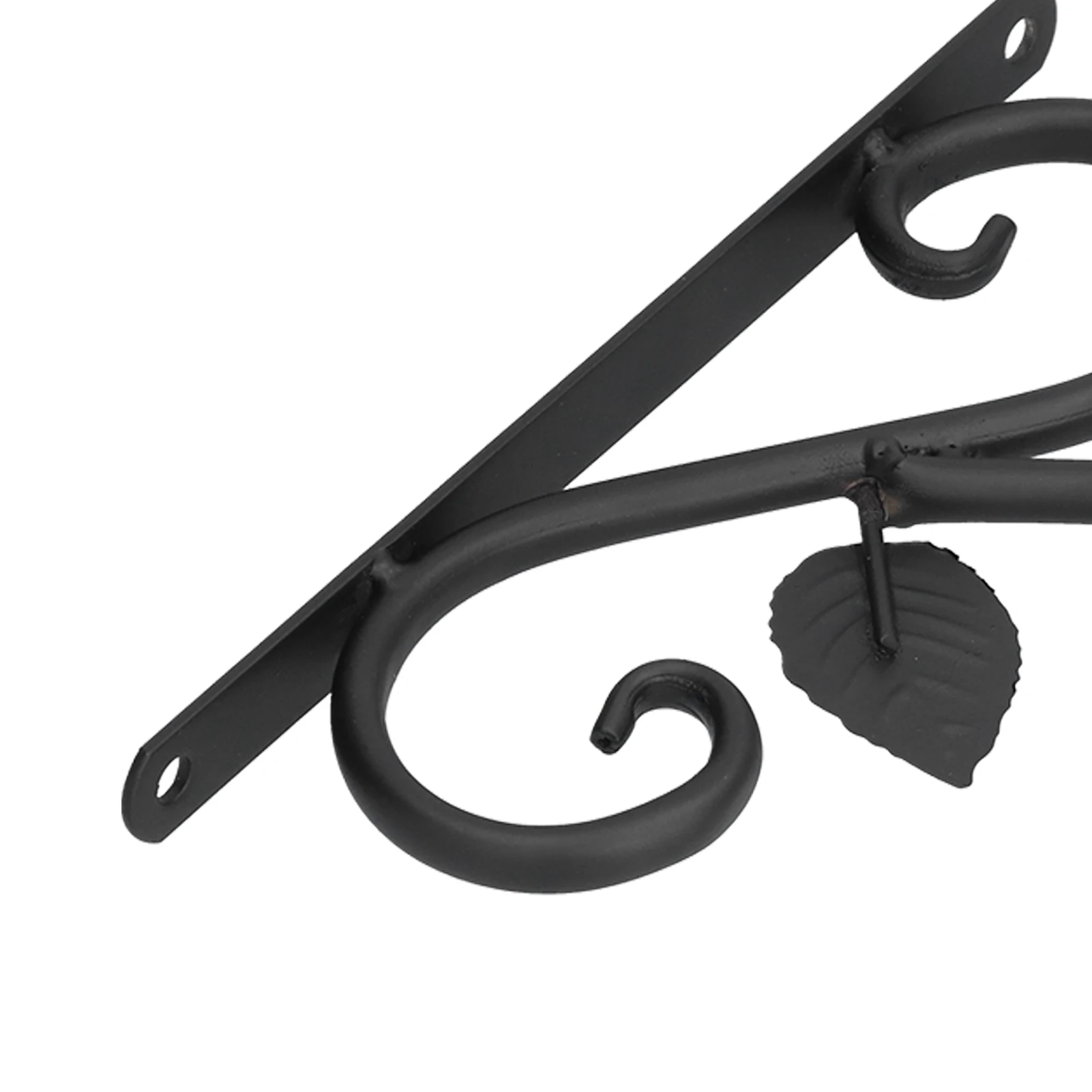 Hanging Flowerpot Bracket Iron Art Planter Hook Wall Mounted Flower Pot Hanger For Garden Yard Decor