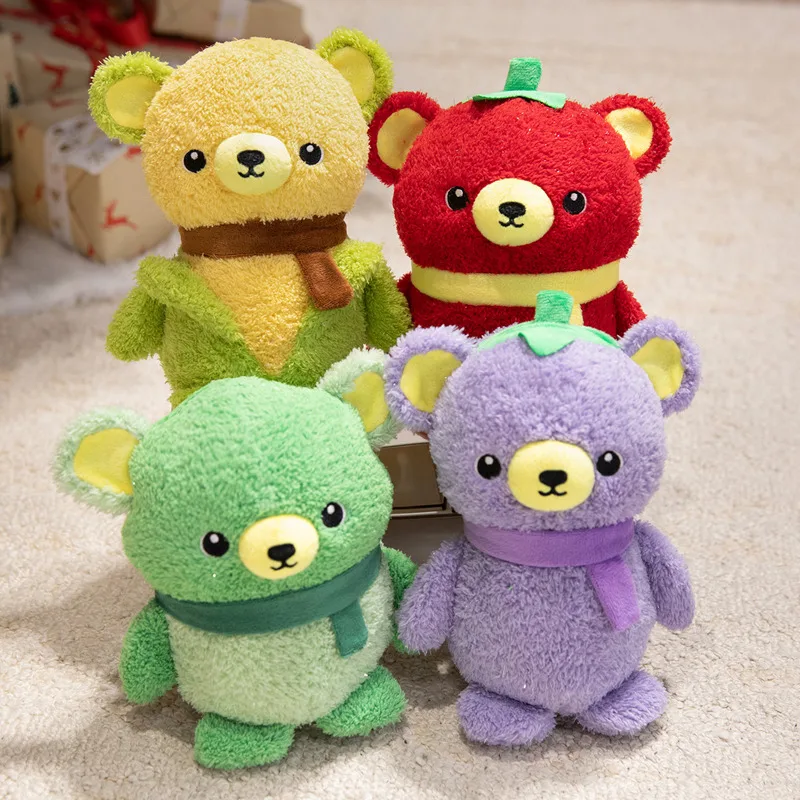 

Vegetable Bear Plush Toys Squishy Bear Stuffed Doll Adorably Kids Dolls Kawaii Home Decor Toys Creative Birthday Surprise Gifts