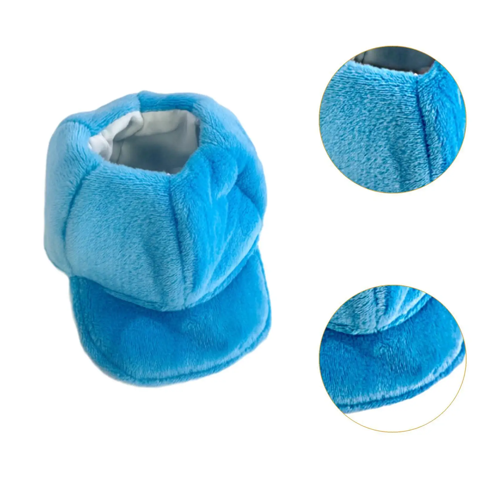 Mini chapéu de boneca de 6 polegadas, chapéu de pelúcia de boneca, elegante, confortável, adorável, acessórios de boneca fofos, vestir-se para idade 5-7 8-10, boneca pendente