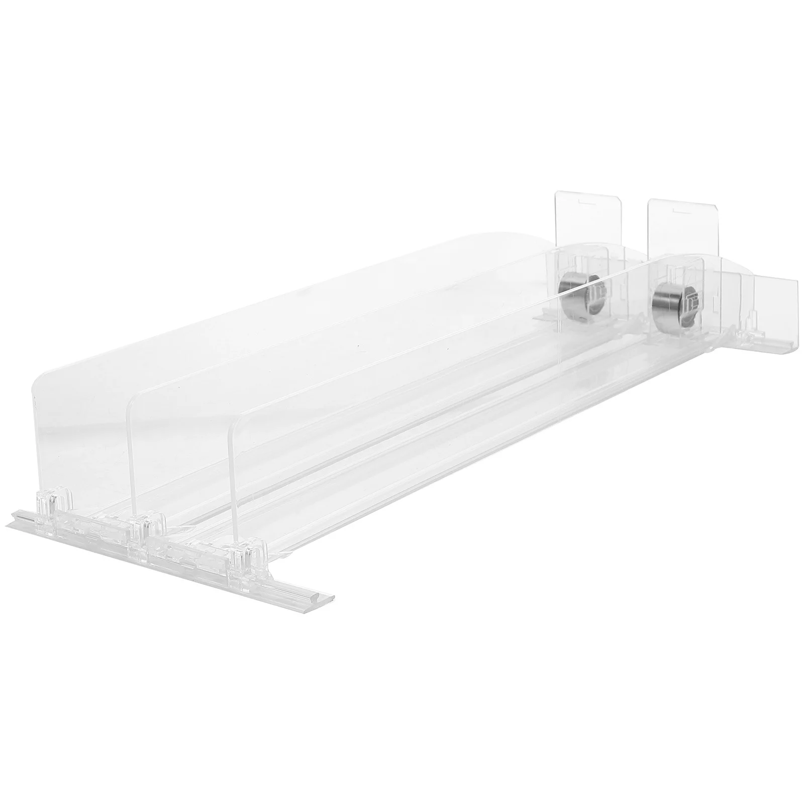 

1Set Shelf Automatic Replenishment Pusher Plastic Drink Shelf Pusher Machine Smooth Surface Reliable Use