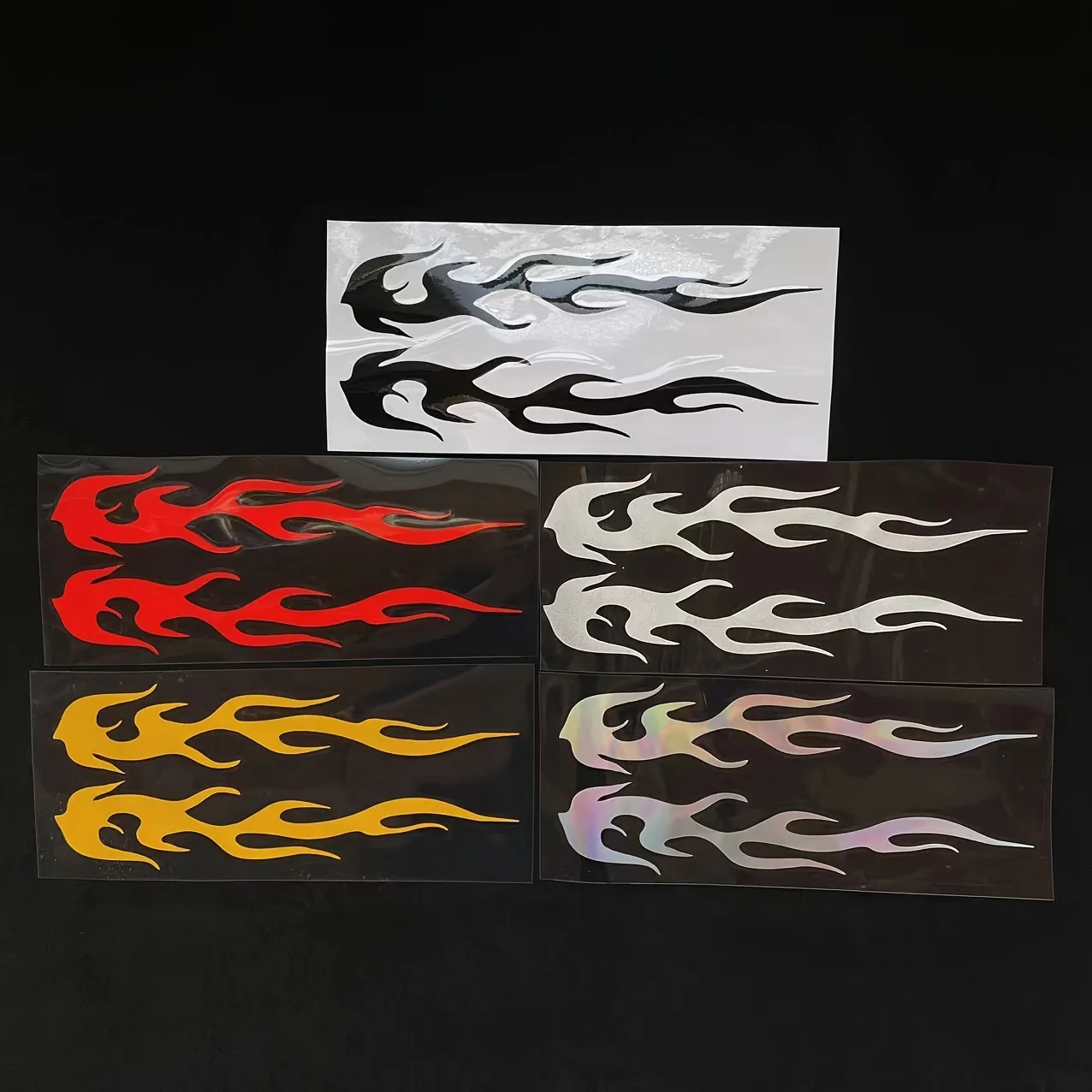 ملصقات زخرفية مزدوجة الجانب مرئية ليلية عاكسة للضوء مقاومة للماء ومتينة لتعزيز السلامة وديكور شخصي للمركبة #1