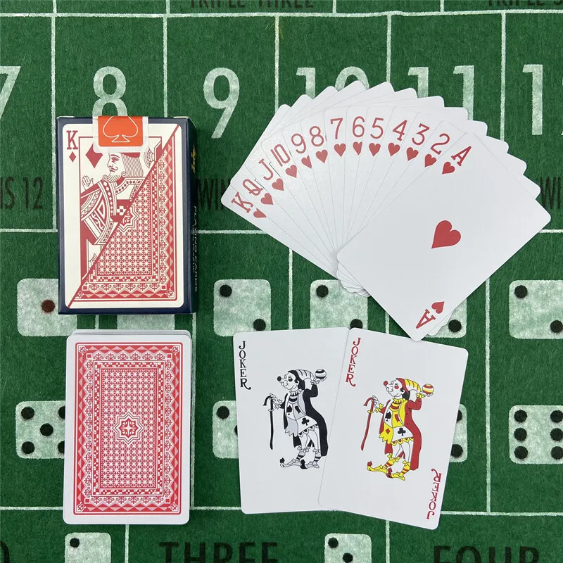 2pcs Playing Cards PVC Pokers Plastic Baccarat Texas Hold'em Poker Cards Board Games Waterproof Wearable Card Game Baralho Deck