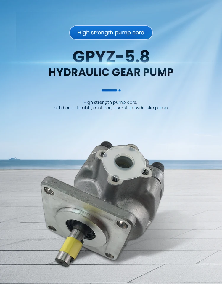 مضخة تروس إزاحة متغيرة الصين مصنع GPY-3R/4R/5.8R/7R/8R/9R/10R GPY سلسلة مضخة تروس عالية الضغط الزيت مضخات هيدروليكية #6