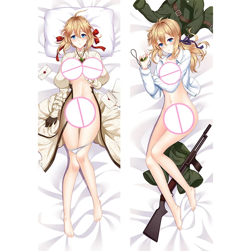 Dakimakura Anime Violet Evergarden 2 Side Printed Hugging Body Pillowcase Cushion Bedding Decor Pillow Cover 2024