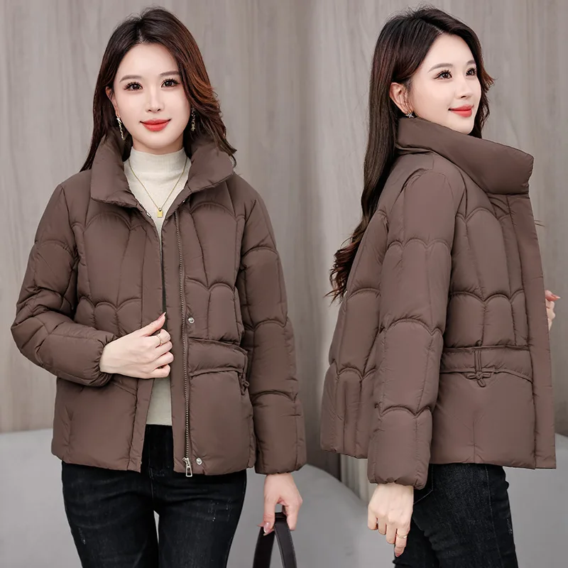 

New Women Winter Jacket Korean Thicke Warm Loose Down Cotton Padded Coat Ladies Hooded Parkas Female Snow Outerwear Overcoat