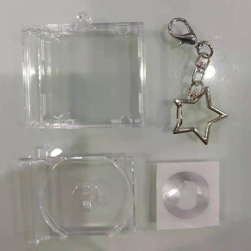 

Mini NFC CD Disc Shaped Keychain Functional Commemorative Album Pendant DIY Backpack Bag Key Ornament