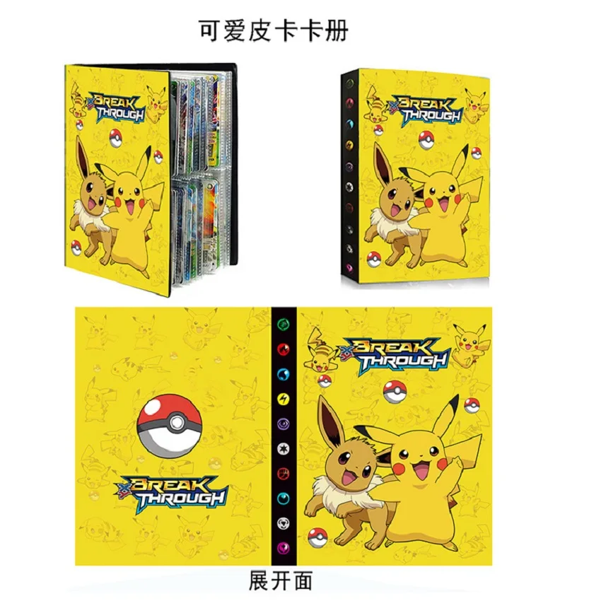 2025 حار Charizard Mewtwo حامل مجموعات الموثق مجلد أنيمي بطاقة حامي دفتر لألبوم 240 قطعة عقد البطاقة كتاب #6