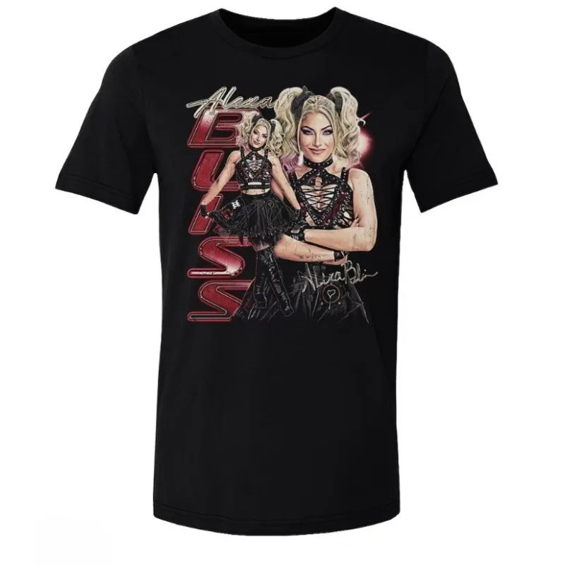 Alexa Bliss Merch 2026 T-shirt unisexe pour hommes, hauts à manches courtes, vêtements à la mode, hauts décontractés Y2K