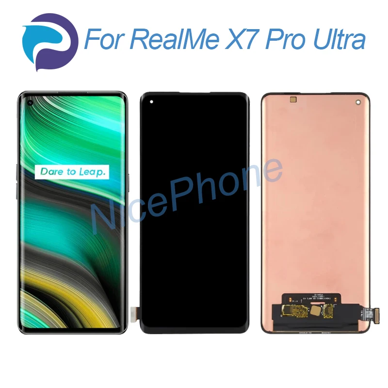 

ЖК-дисплей для RealMe X7 Pro Ultra с сенсорным экраном 6,55 дюйма, дигитайзер RMX3115 для RealMe X7 Pro Ultra/Extreme, ЖК-дисплей