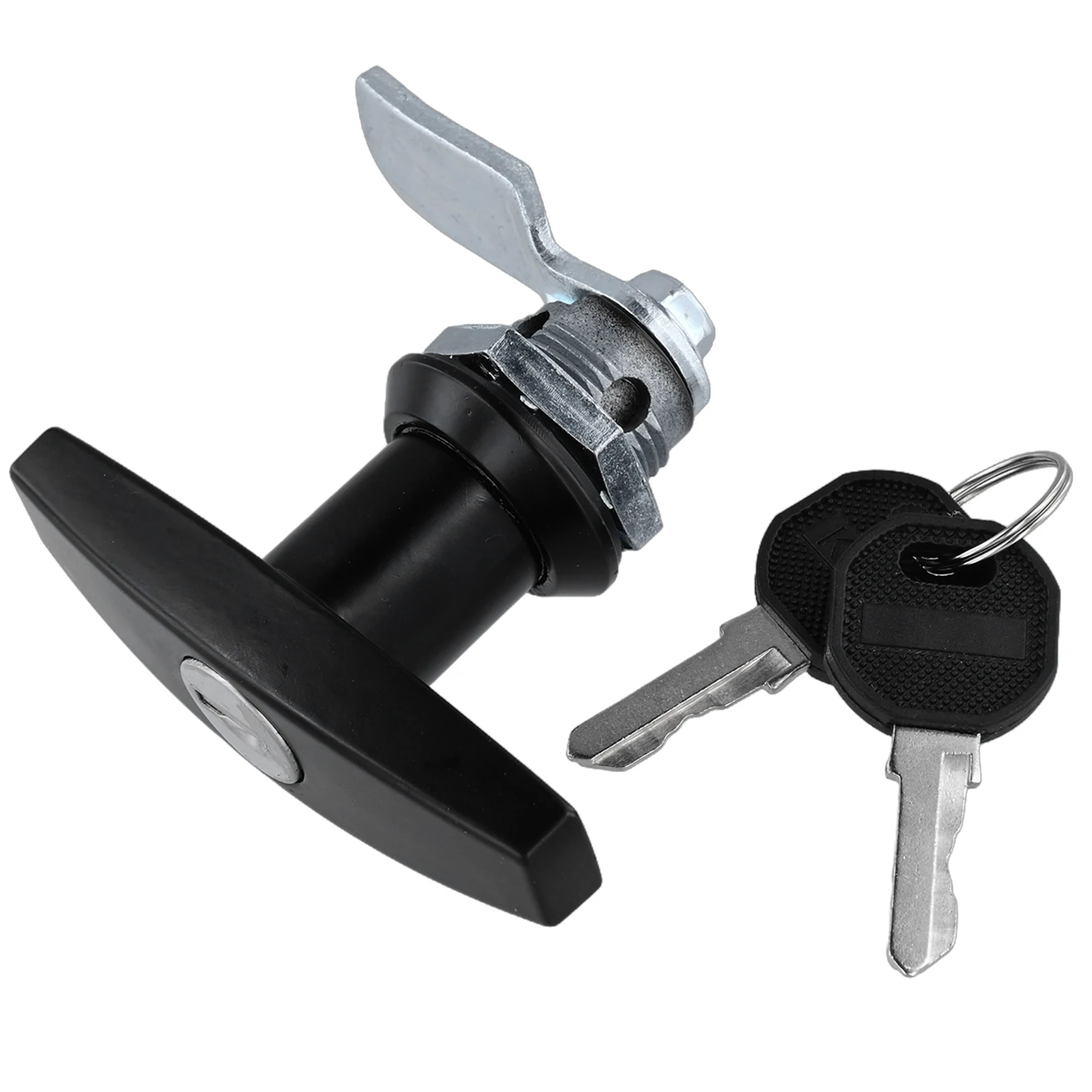 

78*20 мм Т-образный замок с ручкой, устойчивый к атмосферным воздействиям, защита от кражи, высокопрочный цинковый сплав, подходящий для использования на открытом воздухе